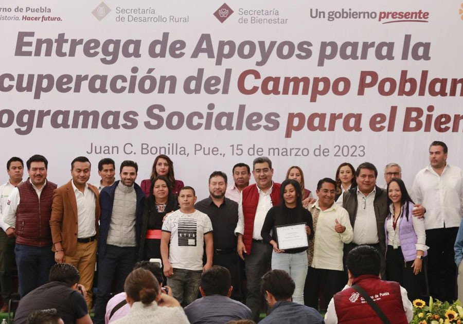 Hoy Puebla cuenta con un gobierno estatal cercano, presente y que trabaja por todos, refrenda Sergio Salomón
