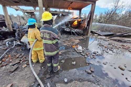 Fuerzas federales y gobierno estatal contin&uacute;an labor de mitigaci&oacute;n de riesgos en Tepeaca
