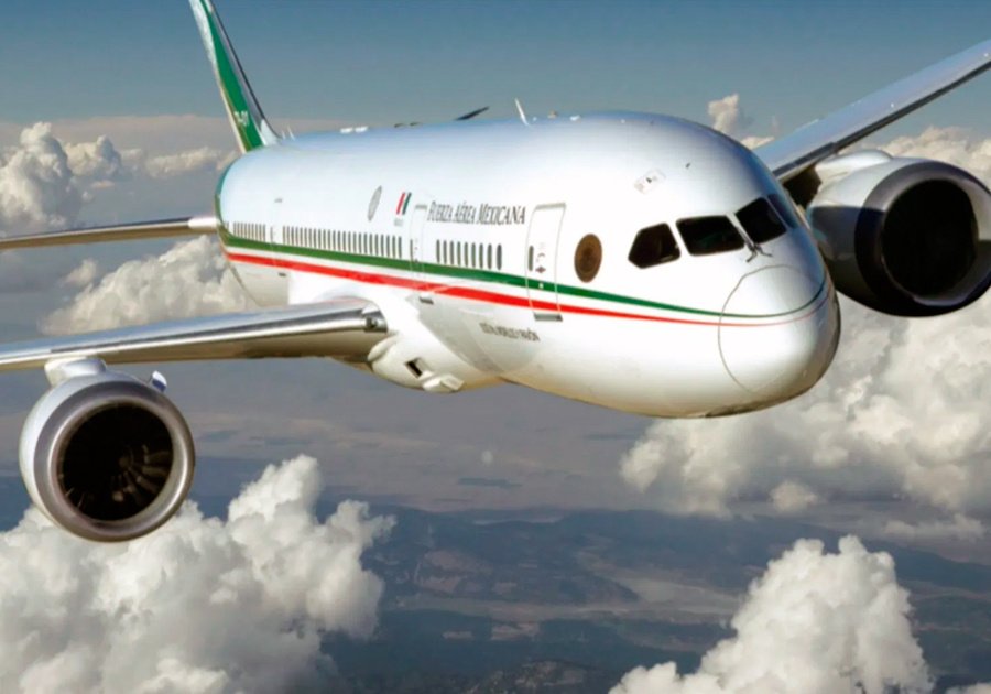 Avión presidencial, llega a la Ciudad de México