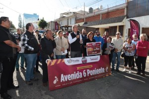 Arranca Pepe Chedraui trabajos de rehabilitaci&oacute;n vial en San Jer&oacute;nimo Caleras