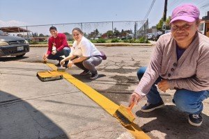 Encabeza Lupita Fern&aacute;ndez faena comunitaria en Casa del Abue