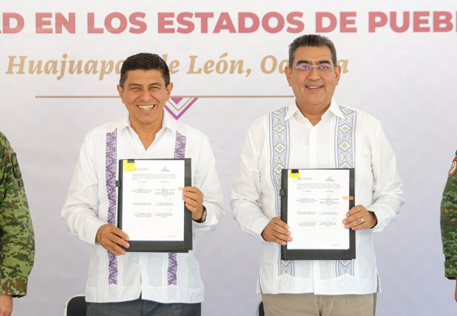 Con Oaxaca, gobierno de Puebla fortalece seguridad en zona limítrofe