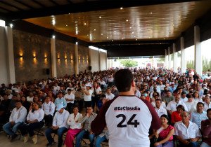 Más de 22 mil oaxaqueños de todas las regiones, a favor de Sheinbaum