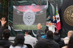 Claudia Sheinbaum presenta la Copa Mundial FIFA 2026
