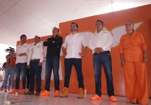 Fernando Morales y Jorge M&aacute;ynez cierran campa&ntilde;a en San Mart&iacute;n Texmelucan con 20 mil poblanos
