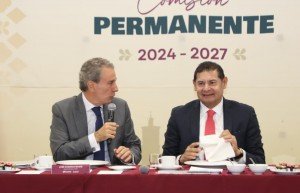 Presenta Pepe Chedraui Programa 360 ante Alejandro Armenta y el sector empresarial en la DGERI