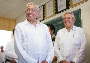 AMLO y Jorge Alcocer 