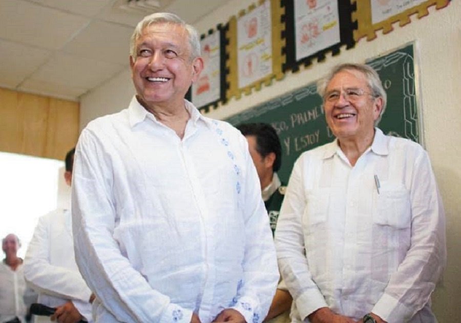 AMLO y Jorge Alcocer 
