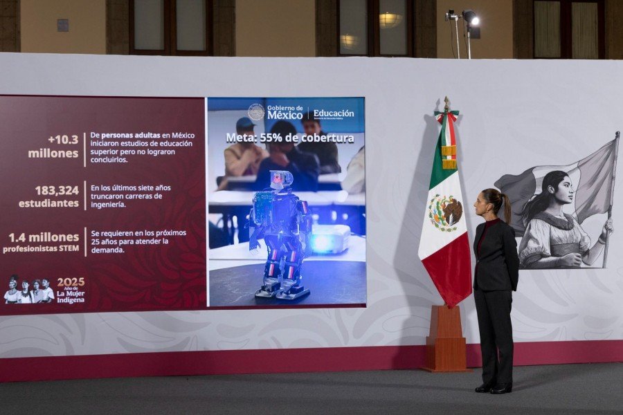 Sheinbaum presenta SaberESMX, para democratizar el conocimiento en México