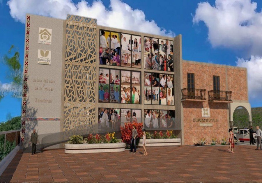 SEDIF y Ayuntamiento de Zihuateutla presentan proyecto de construcción de la “Casa del Abue y de la Mujer”