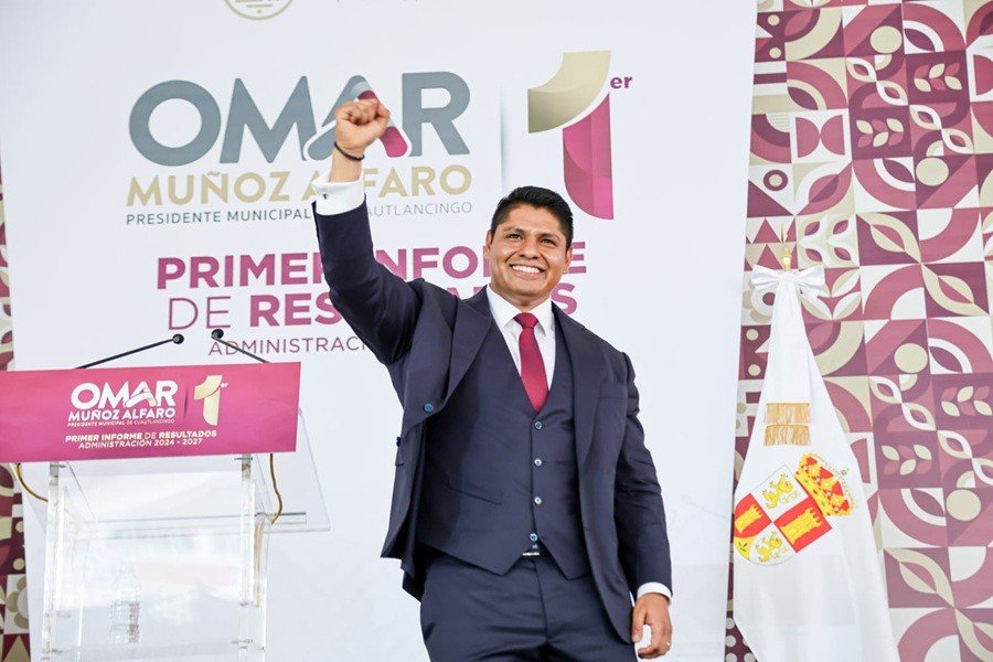 Omar Mu&ntilde;oz rinde Primer Informe de Resultados arropado por el pueblo de Cuautlancingo