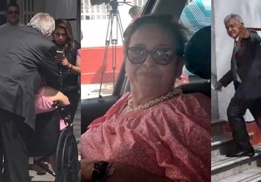 Andrés Manuel López Obrador y su hermana 
