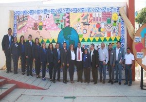 Impulsan valores en espacios educativos con obras de “Pinta tu Escuela”.