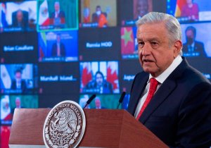 En cumbre climática AMLO habla de migración