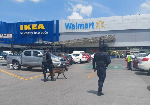 Fortalece Policía de San Andrés Cholula la seguridad en plazas comerciales