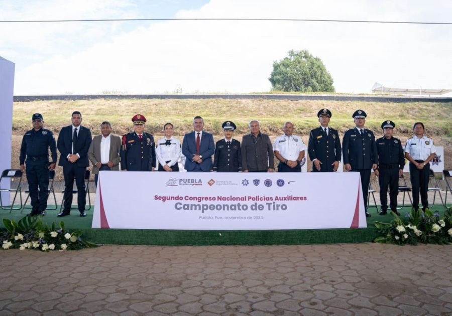 Puebla, sede del Congreso de Policías Auxiliares y Campeonato de Tiro