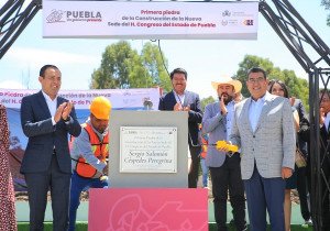 Con nueva sede del Congreso local, la democracia en Puebla vivirá: Sergio Salomón