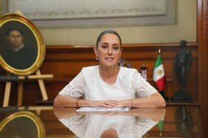 La presidenta Claudia Sheinbaum llama a participar en la elección judicial