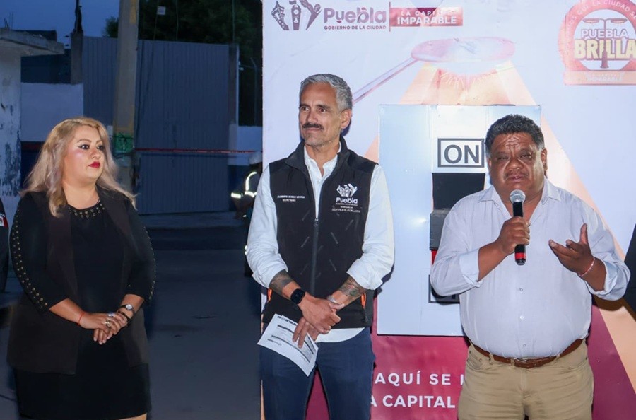 Entrega Gobierno de Pepe Chedraui modernización de 143 luminarias en la México 83