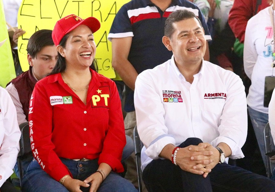 Con la fuerza PT-MORENA-VERDE, Liz Sánchez y Alejandro Armenta avanzan hacía el triunfo del 2 de junio