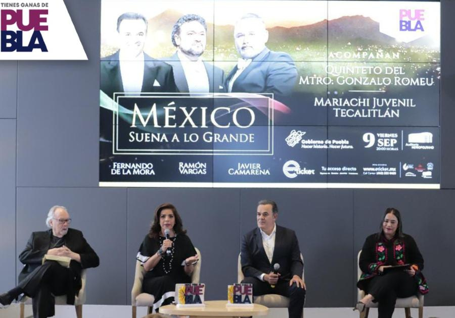 Gobierno de Puebla presenta el concierto “México suena a lo grande”