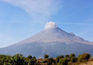 Supervisa Segob rutas de evacuación del volcán Popocatépetl