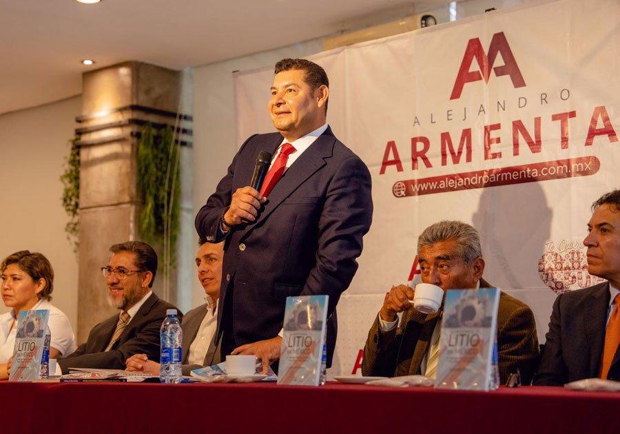 Puebla preparada para el desarrollo tecnológico del litio: Armenta