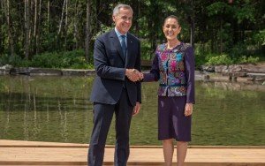 Sheinbaum agenda reunión con primer ministro canadiense Mark Carney