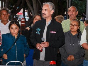 Entrega Gobierno de Pepe Chedraui mantenimiento de fuentes del Parque de las Letras gracias a Fuentes que Brillan