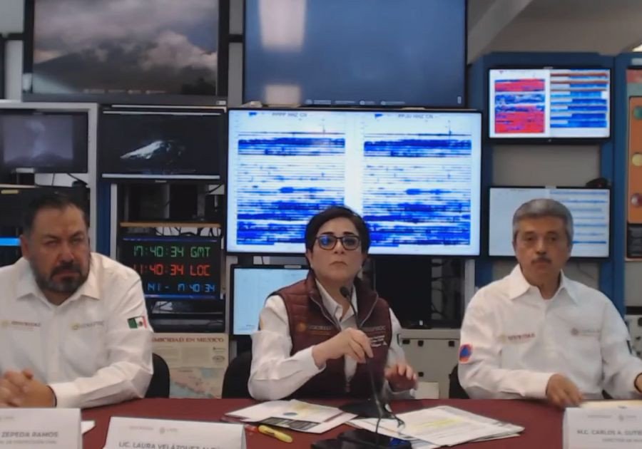 Incrementan a Amarillo Fase 3 la alerta volcánica por el Popocatépetl