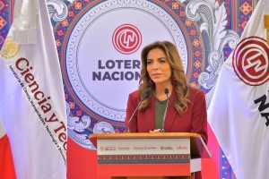 Develan billete de Loter&iacute;a que reconoce al proyecto Olinia  y las capacidades cient&iacute;ficas de M&eacute;xico