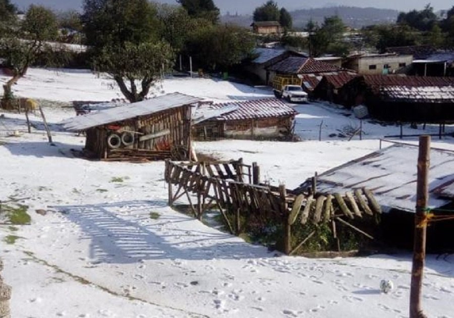 Granizada en Jonuco Pedernales 
