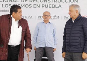 El gobernador y el Presidente.